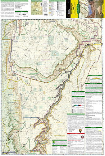 Map of grand canyon | grand canyon on map