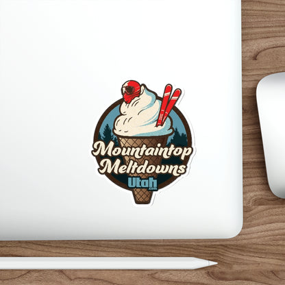 "Mountain Top Meltdowns" Sticker