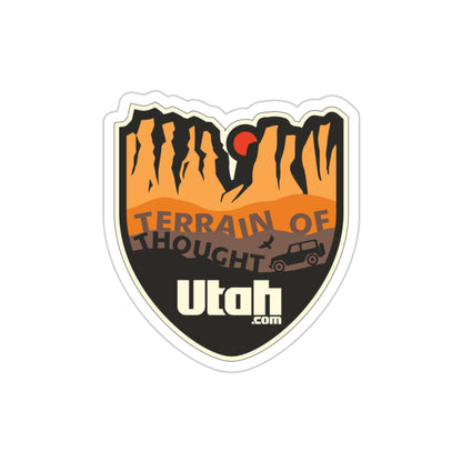 Orange Off-Road “Terrain of Thought” Sticker