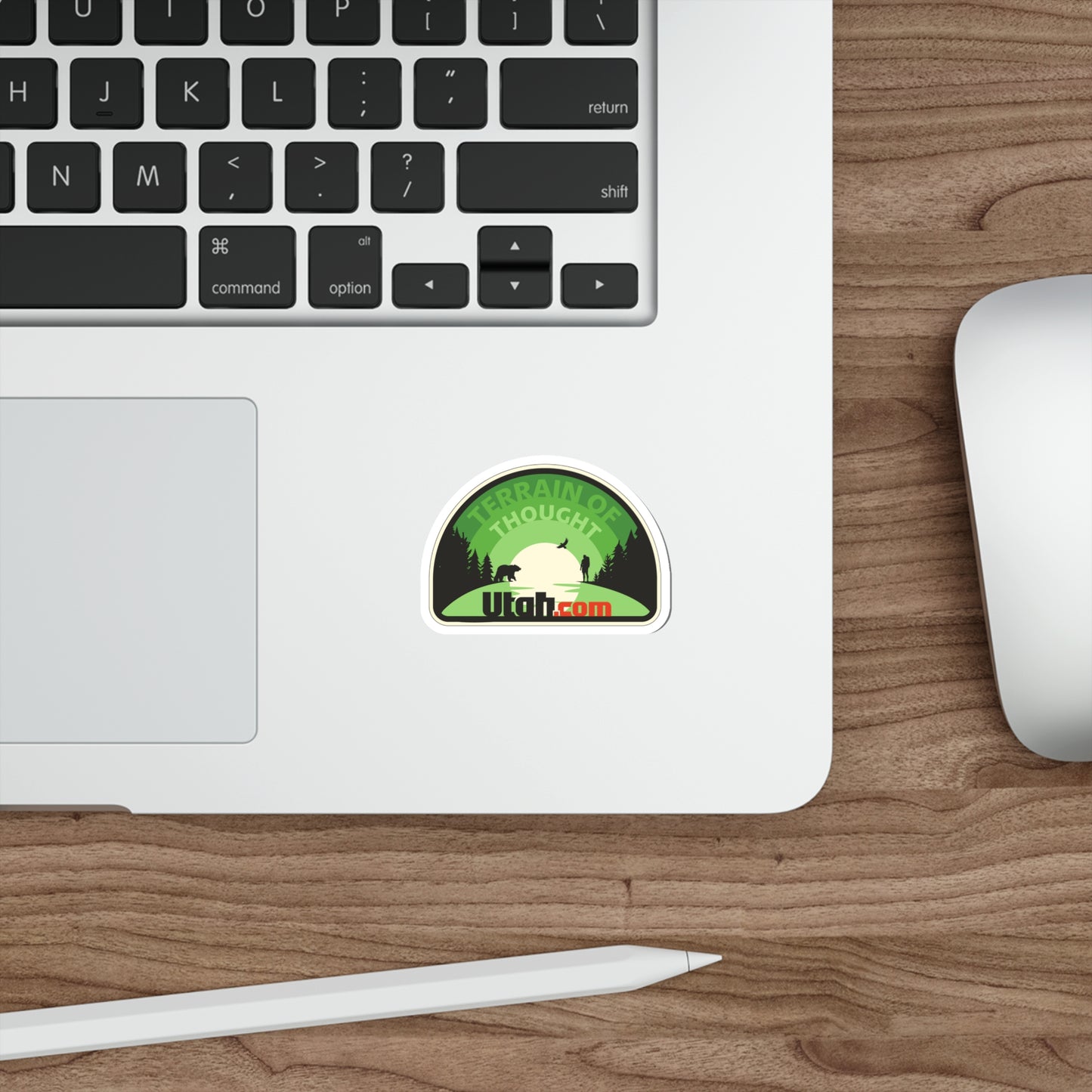 Green Nature “Terrain of Thought” Sticker