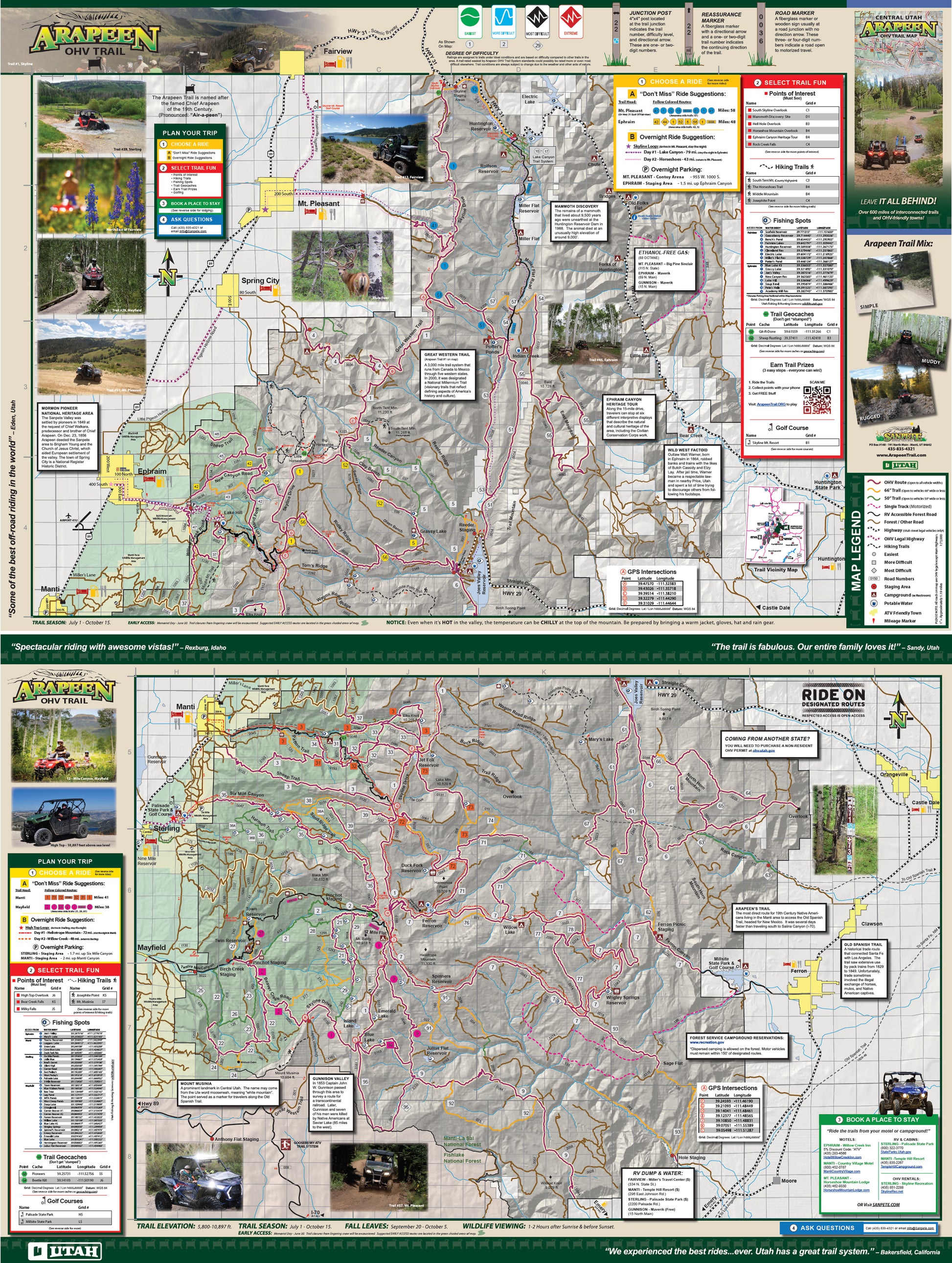Utah OHV Trail Maps | Utah OHV Trails Map | OHV Trail Maps Utah