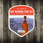 Centennial National Parks Stickers | Utah.com Merchandise