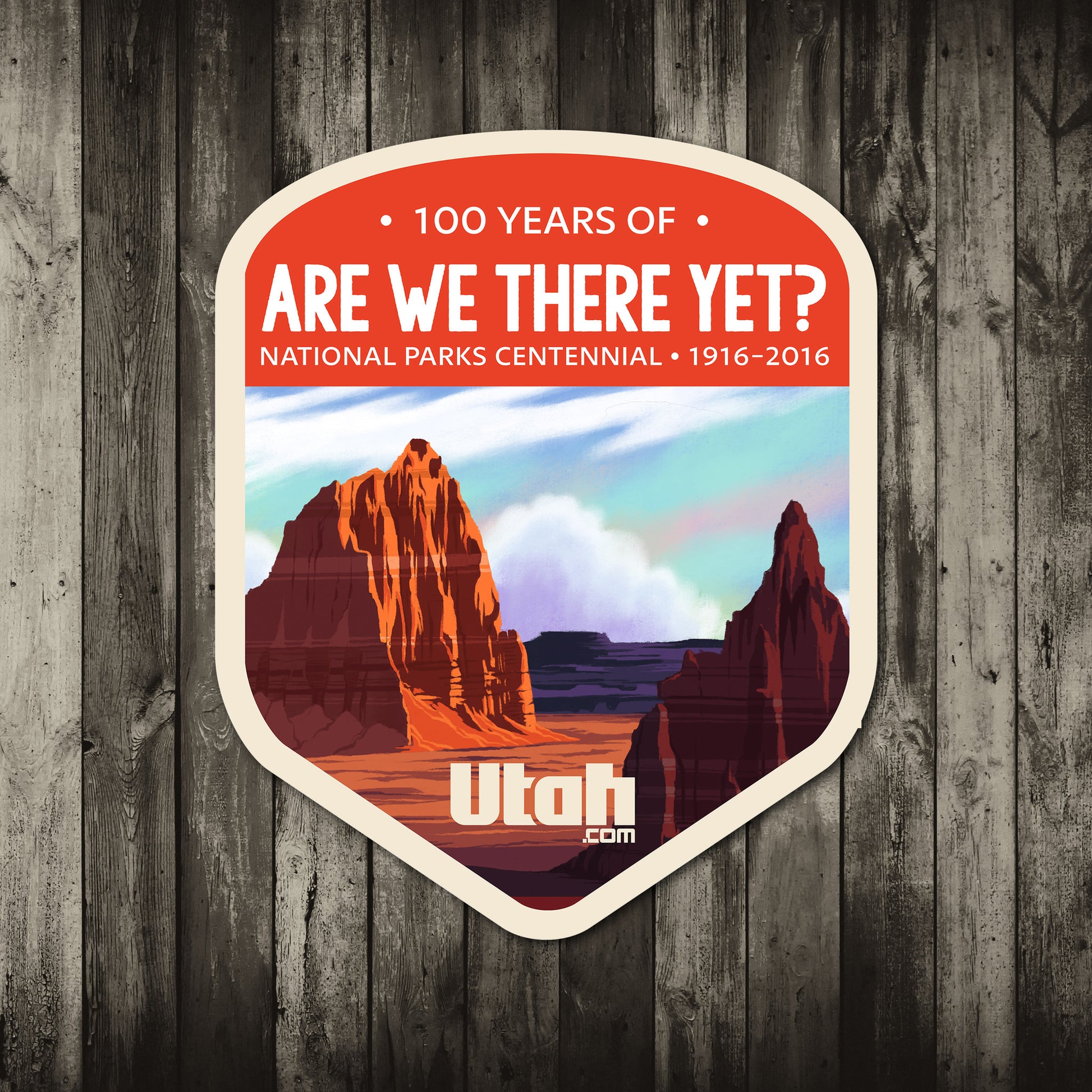 Centennial National Parks Stickers | Utah.com Merchandise