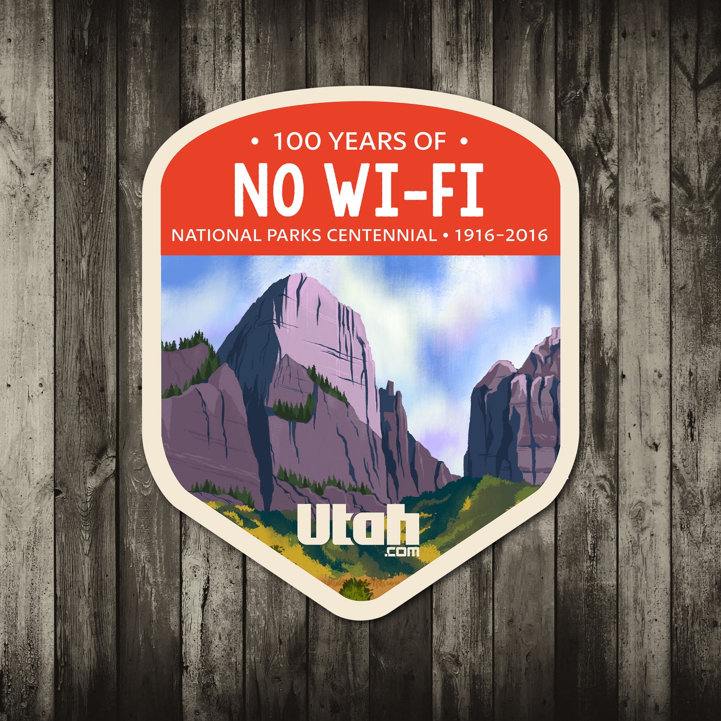 Zion National Park Sticker | Utah.com Merchandise