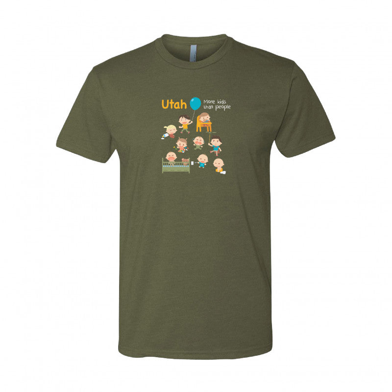 Men's " Lots O' Kids" T-Shirt - Utah.com